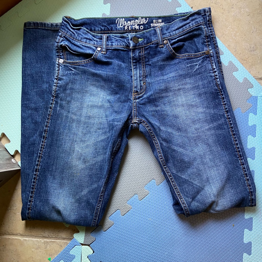 Wrangler Retro Slim Straight Jeans